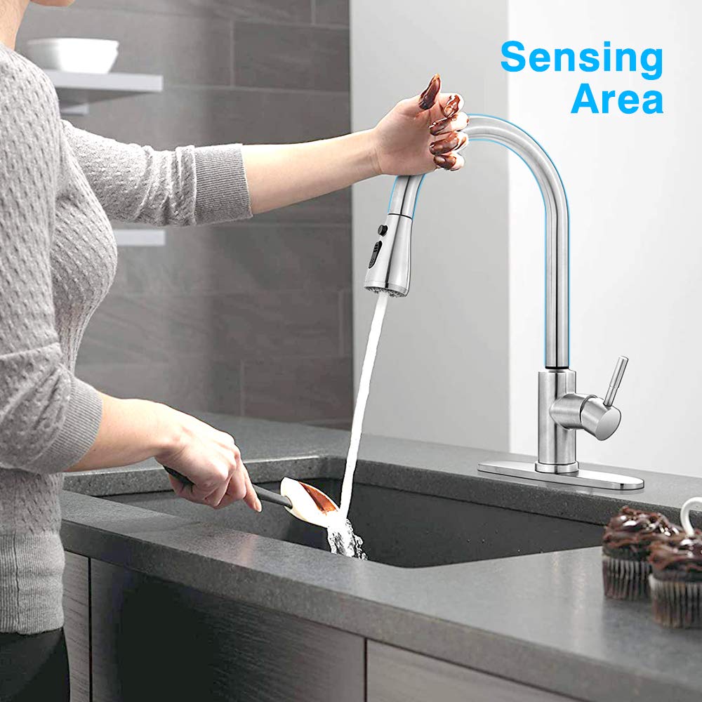 Touch Kitchen Faucet with Pull-Down Spraye