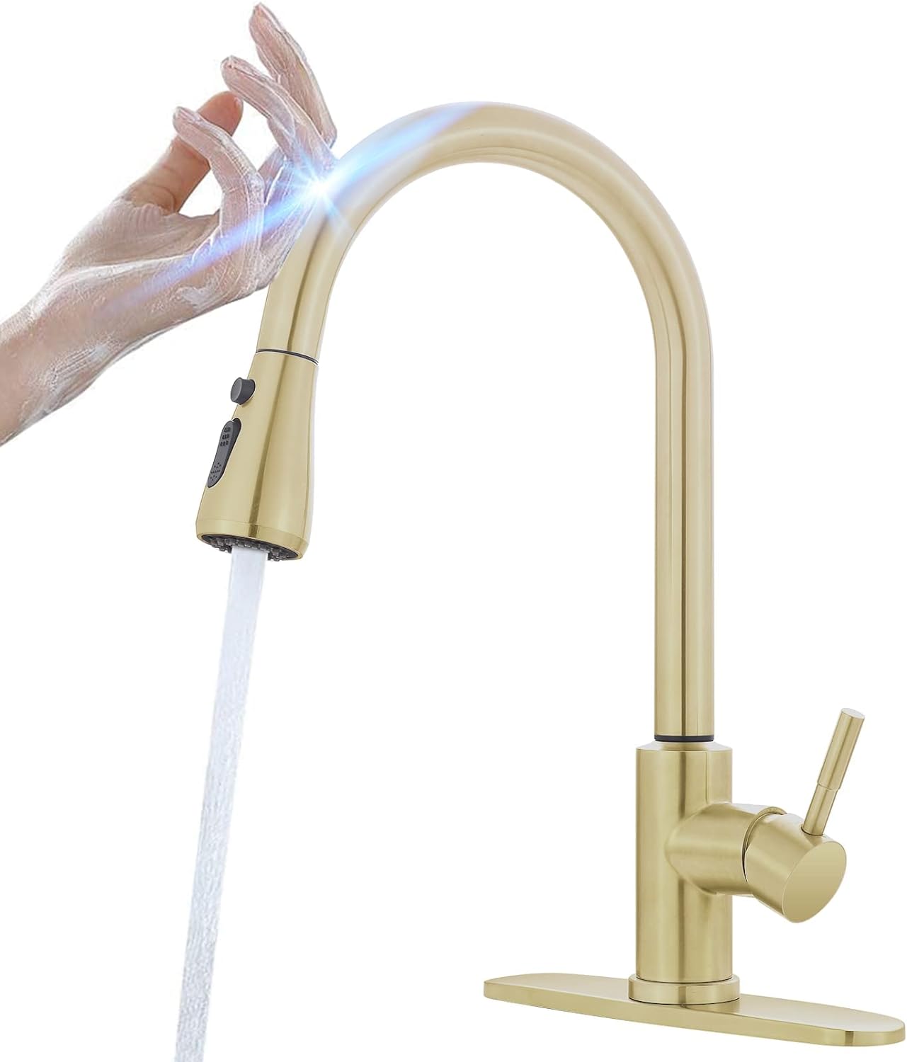 Touch Kitchen Faucet with Pull-Down Spraye