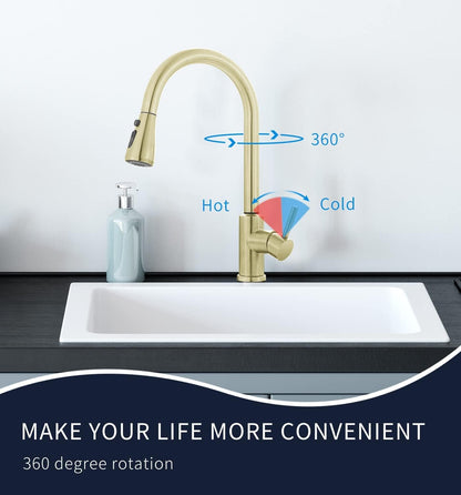 Touch Kitchen Faucet with Pull-Down Spraye